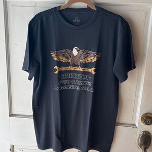 Brixton Charcoal Eagle Graphic Tee